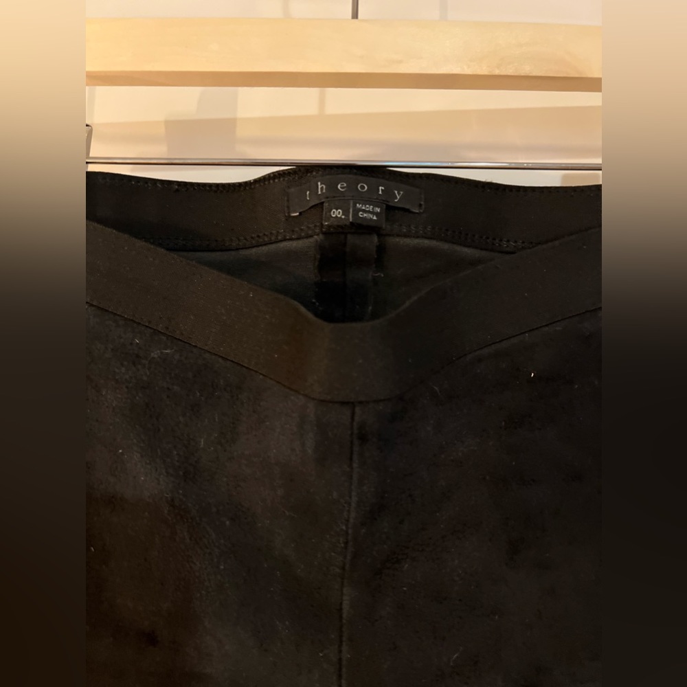Theory Suede Leggings